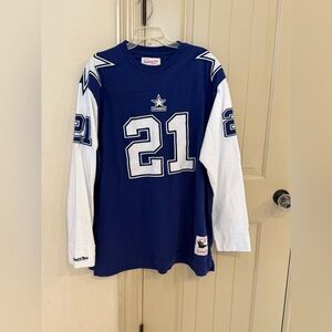 MITCHELL & NESS  Throwback Long sleeve Deion Sanders size 3XL
